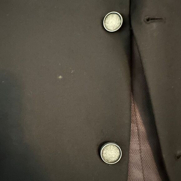 Alfani Mens Black Slim Fit 2 Button Double Vented Suit Jacket Size 42L - Picture 4 of 4